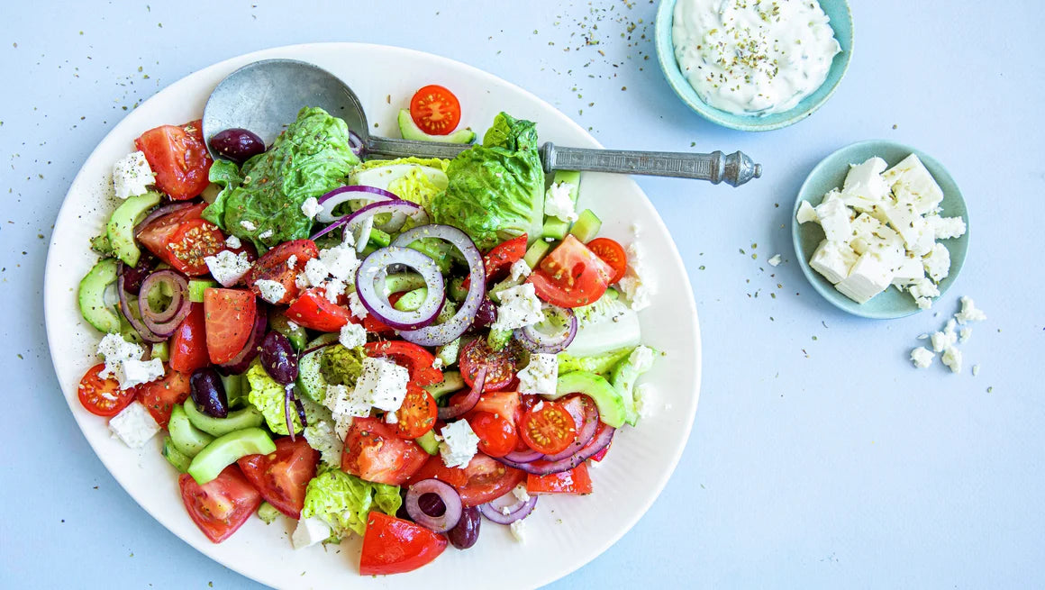 Tilbehør: Gresk tomatsalat