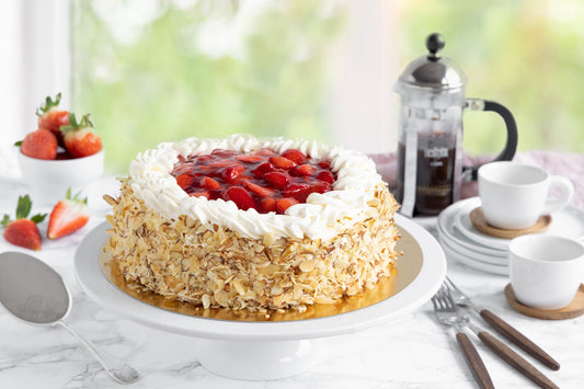 Jordbærkake, 14-16 personer